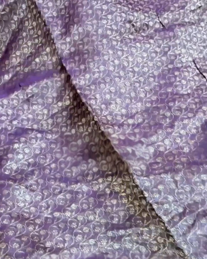 Dark Purple Silk Saree