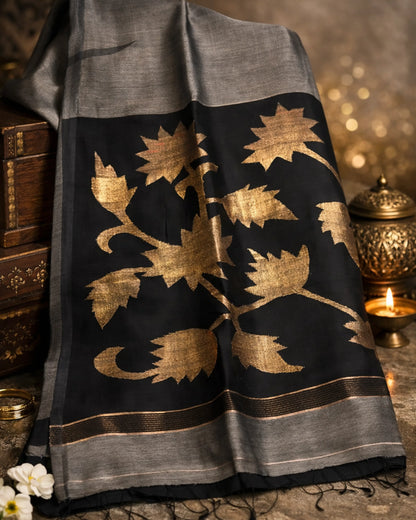 Needle Work Jamdani Saree