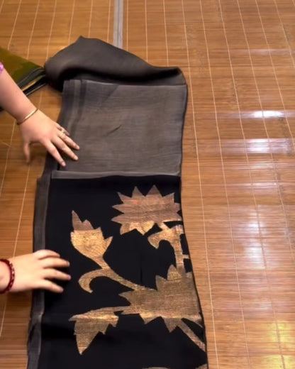 Needle Work Jamdani Saree