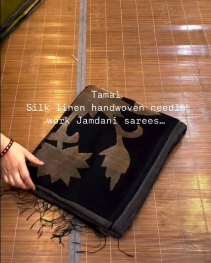 Needle Work Jamdani Saree