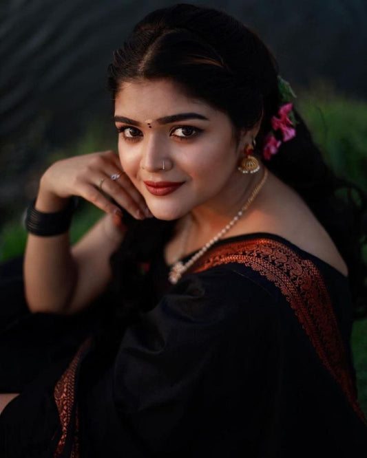 Classic North Indian Attire Inspired by Timeless Craft Saree