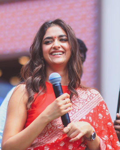 Soft Lichi Silk Organic Banarasi Wedding Saree