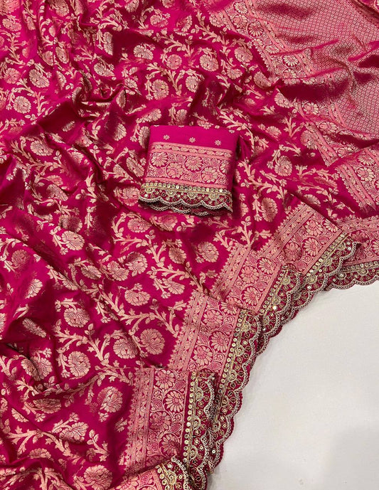 khaddi georgette designer saree